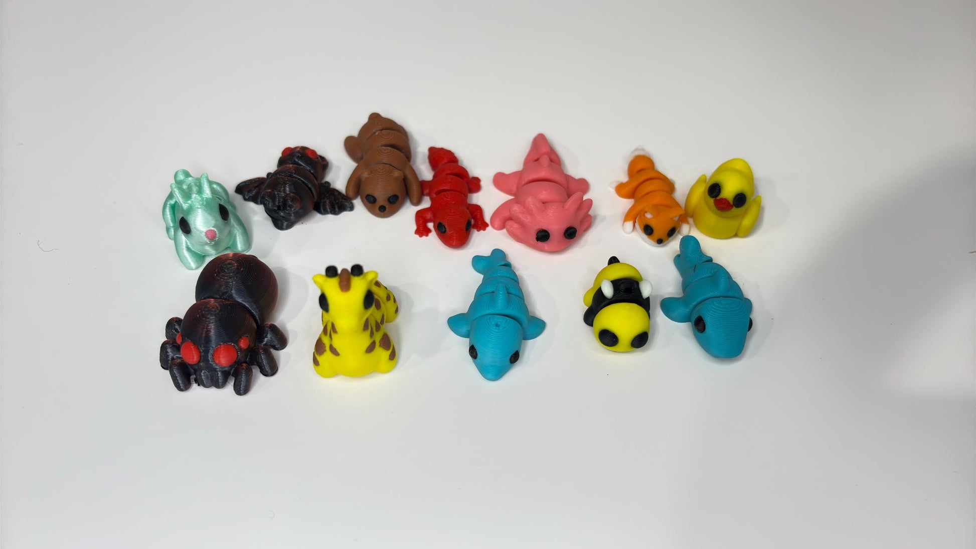 Mini Animals | Pick Your Own | Articulating Tiny Animals | 3D Printed Fidget Toy | Sensory Toy | Bulk Animal Gifts | Baby Animals