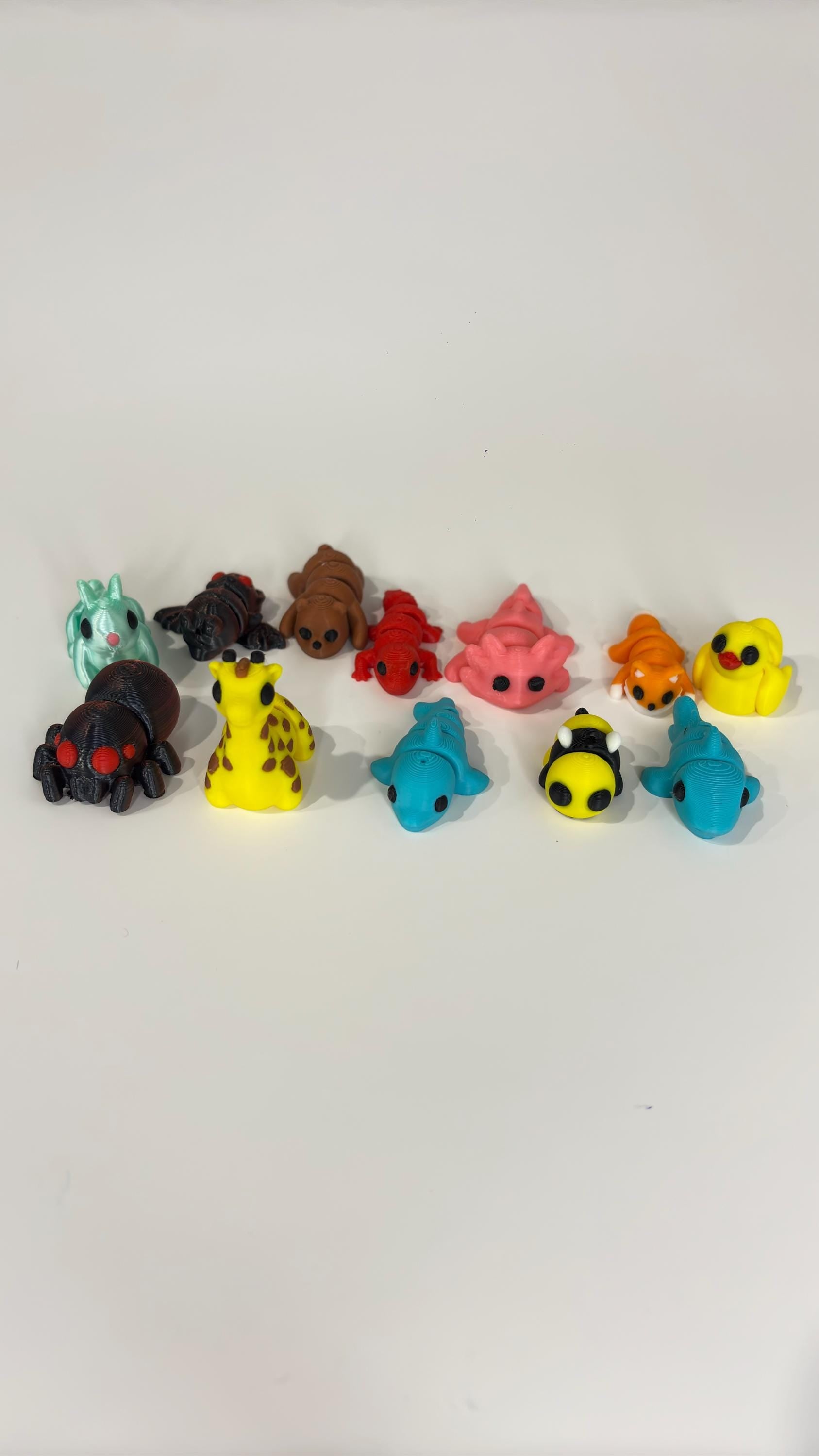 Mini Animals | Pick Your Own | Articulating Tiny Animals | 3D Printed Fidget Toy | Sensory Toy | Bulk Animal Gifts | Baby Animals