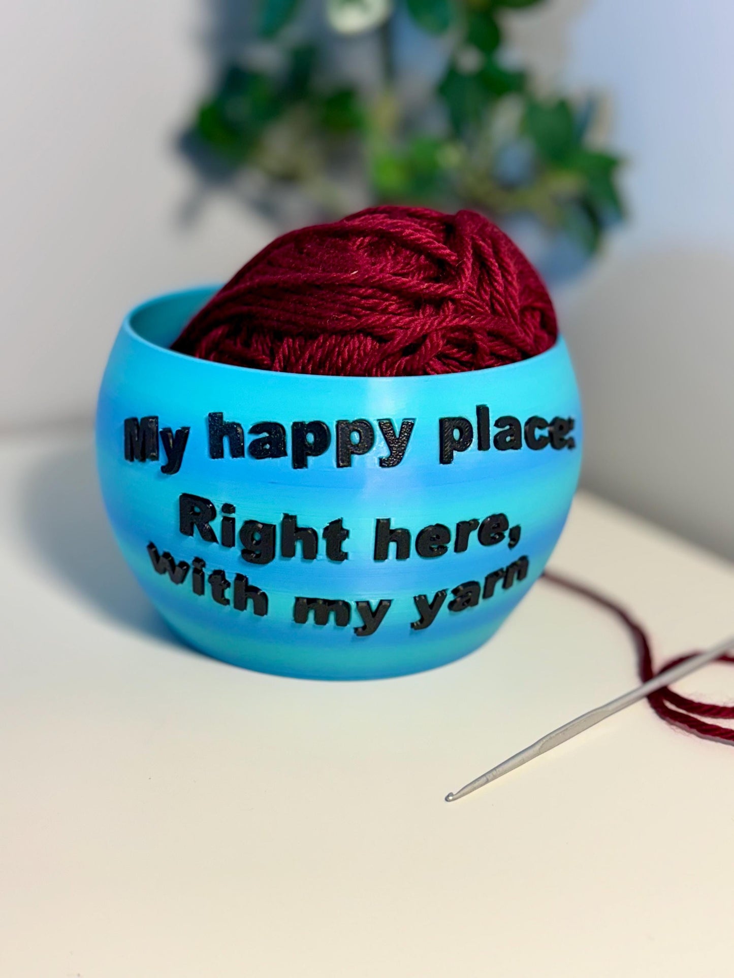 Yarn Ball Yarn Bowl, Knit Bowl,Gift For Her, Yarn Holder, Yarn Bowl, Yarn Storage, 3D Printed