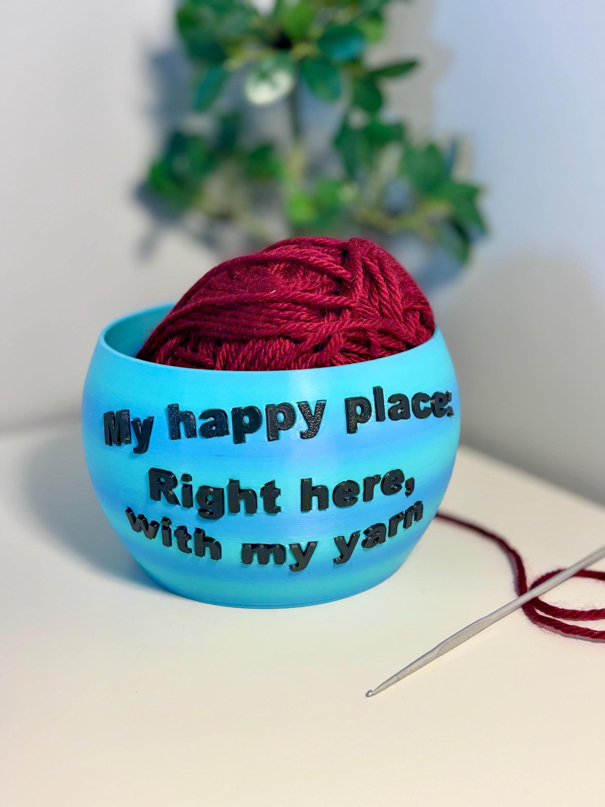 Yarn Ball Yarn Bowl, Knit Bowl,Gift For Her, Yarn Holder, Yarn Bowl, Yarn Storage, 3D Printed