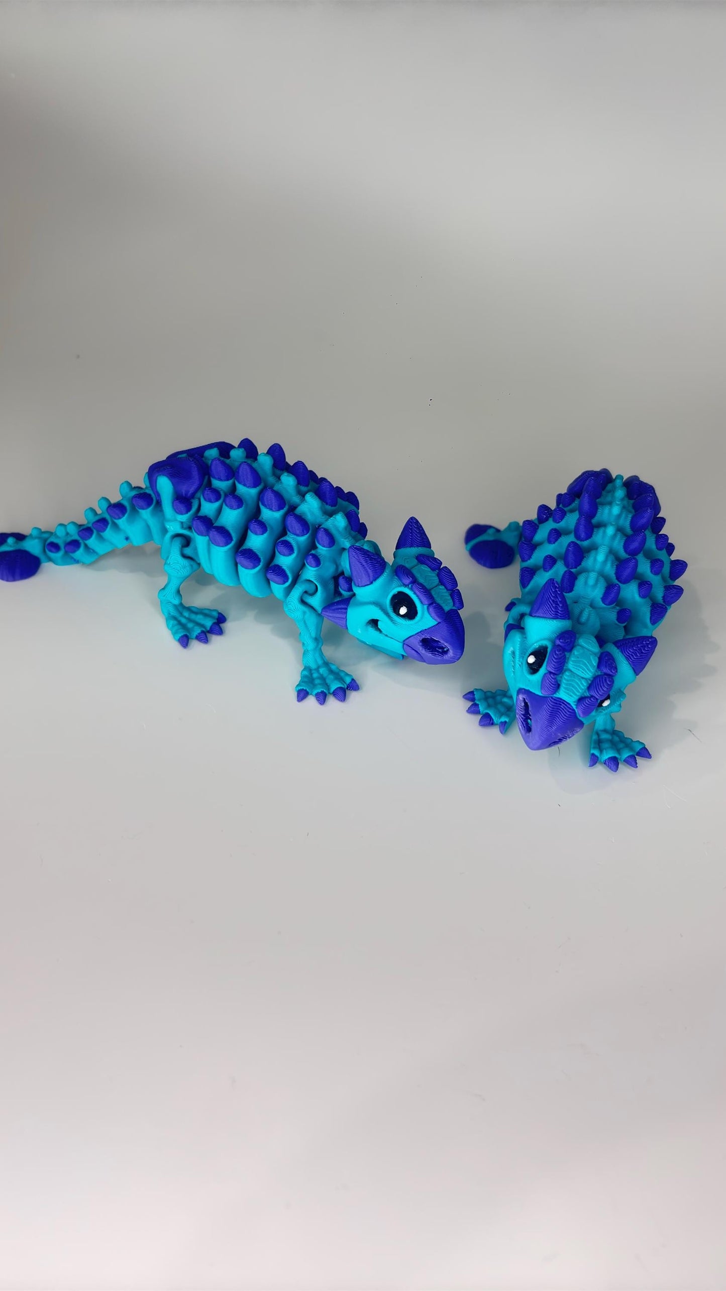 Articulating Ankylosaurus Fidget Toy - 3D Printed Flexi Dragons Flexible ADHD, Autism, Relief Anxiety For Kids Adults